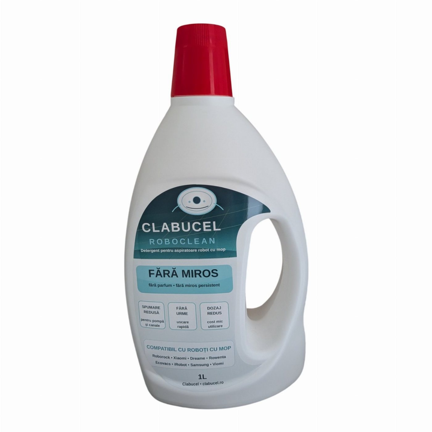 Detergent Clăbucel Roboclean pentru aspirator robot cu mop universal 1000ml – imaginea 2