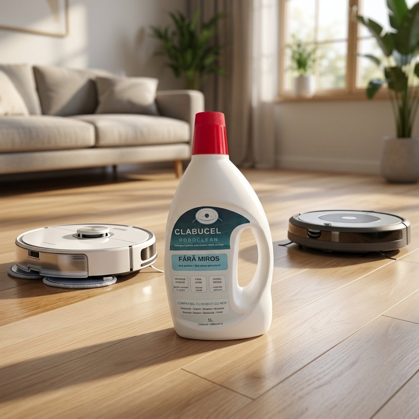 Detergent Clăbucel Roboclean pentru aspirator robot cu mop universal 1000ml – imaginea 8