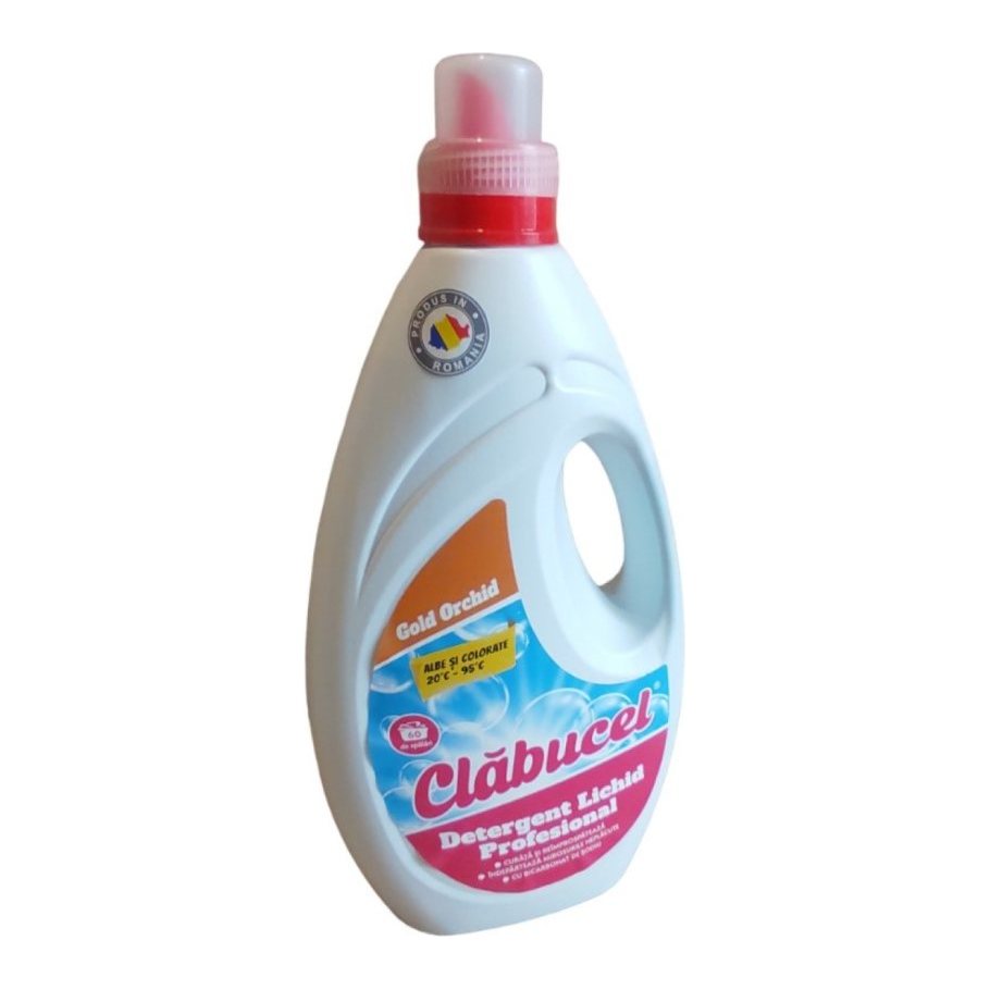 Detergent de rufe lichid gel Clăbucel pentru rufe albe și colorate 3L - Gold Orchid