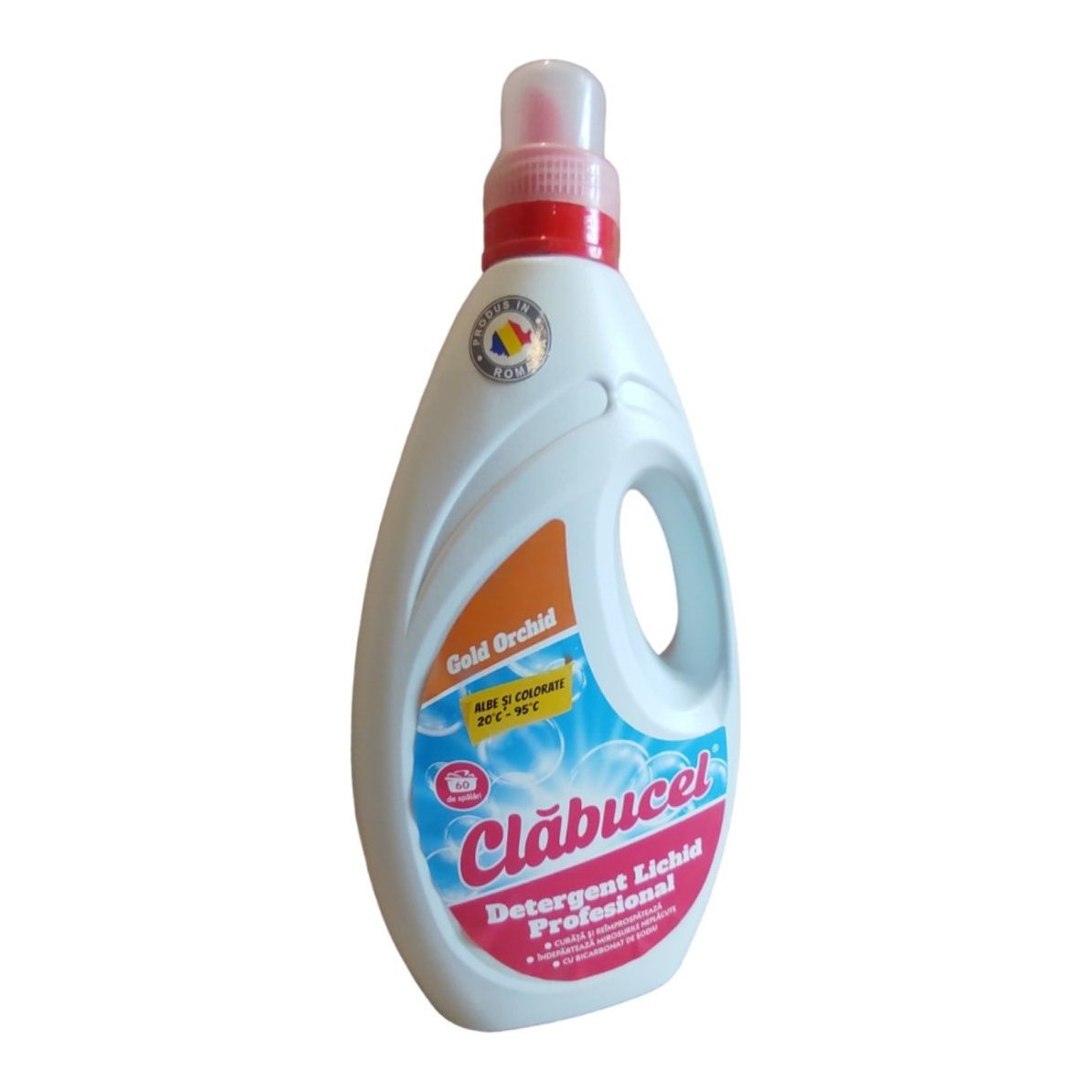 Detergent de rufe lichid gel Clăbucel pentru rufe albe și colorate 3L - Gold Orchid – imaginea 2