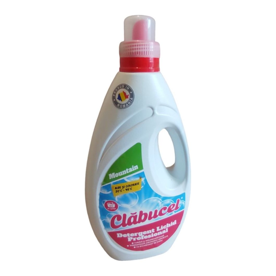 Detergent de rufe lichid gel Clăbucel pentru rufe albe și colorate 3L - Mountain – imaginea 3