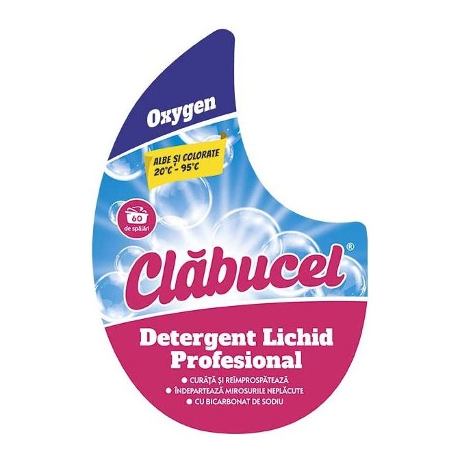 Detergent de rufe lichid gel Clăbucel pentru rufe albe și colorate 3L - Oxygen – imaginea 4